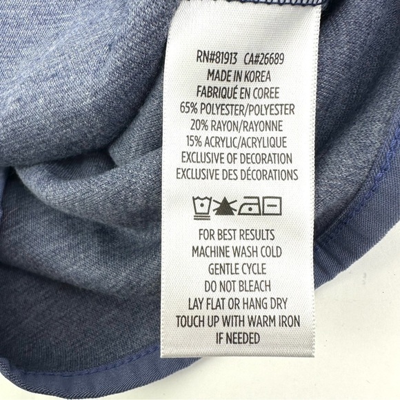 Robert Graham Klose Vest Medium Navy Full Zip Soft Sweater Mens Brand New - Picture 8 of 11